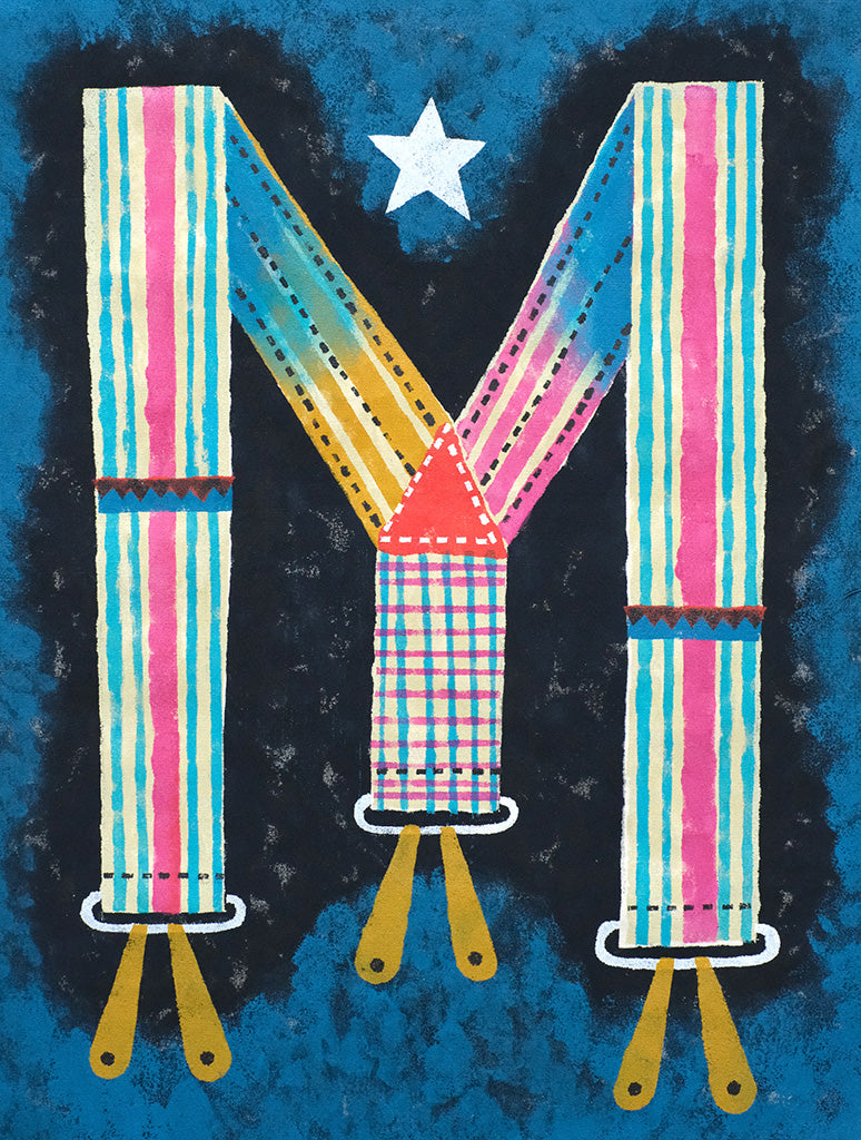 B is for Bretelle - Jonny Hannah - St. Jude's Prints