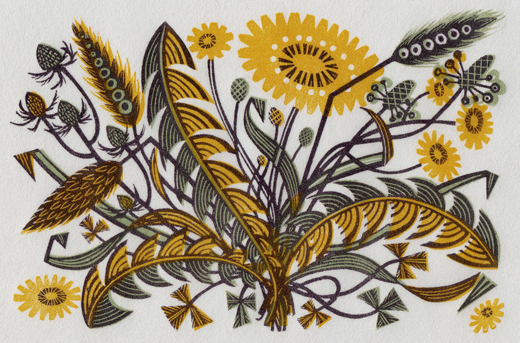 Dandelion Track I - Angie Lewin - St. Jude's Prints