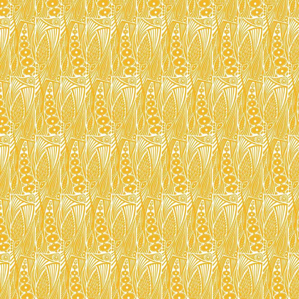 Meadow Grass Patterned Paper - Angie Lewin - St. Jude's Prints
