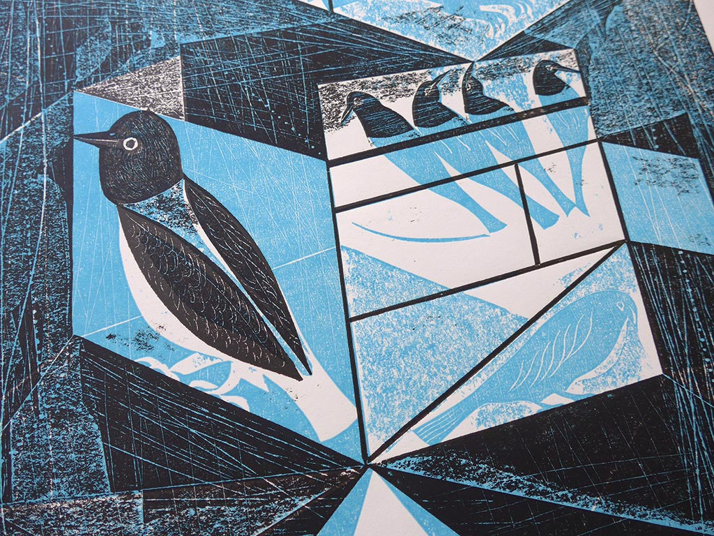Bird Box Blue - Charles Shearer - St. Jude's Prints