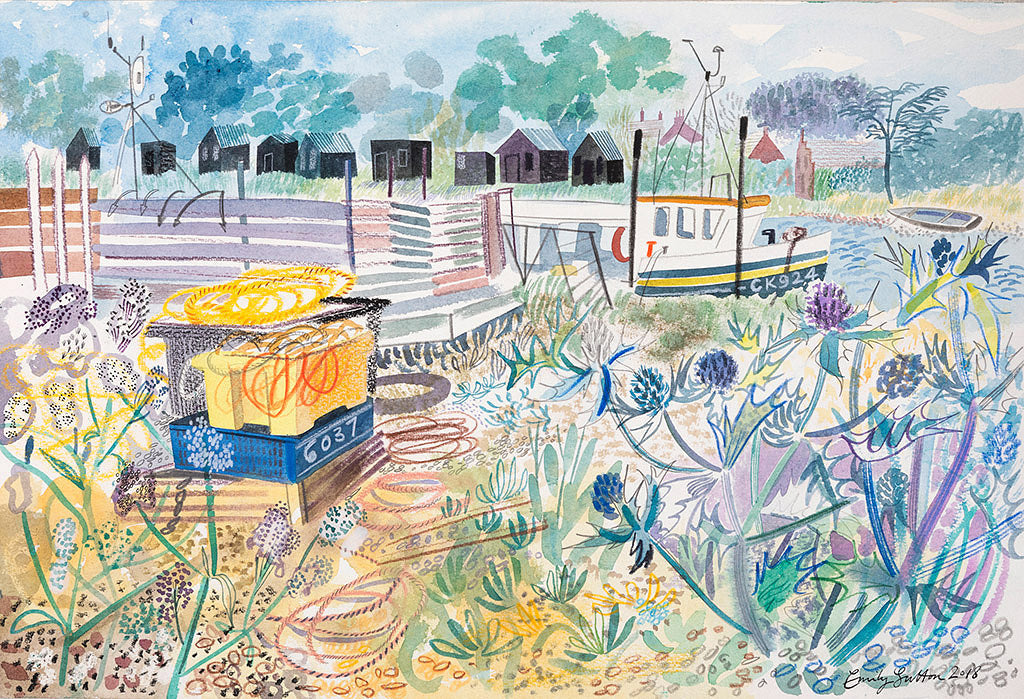 Sea Holly, Walberswick - Emily Sutton - St. Jude's Prints
