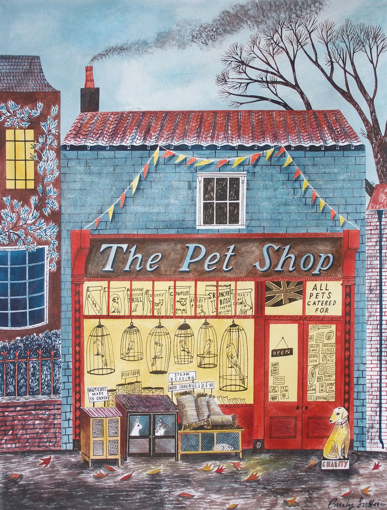 The Pet Shop - Emily Sutton - St. Jude's Prints