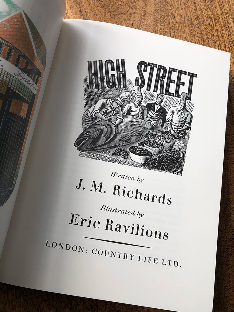 The Story of High Street (mint condition with slipcase) - Eric Ravilious - St. Jude's Prints