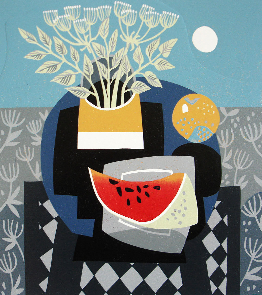 Blue Table - Jane Walker - St. Jude's Prints