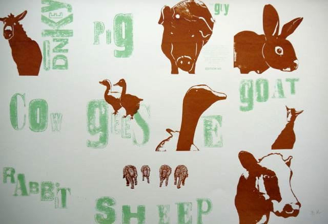 City Farm - Green - Liz Loveless - St. Jude's Prints