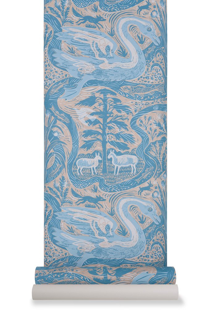 Compton Verney wallpaper - Mark Hearld - St. Jude's Prints
