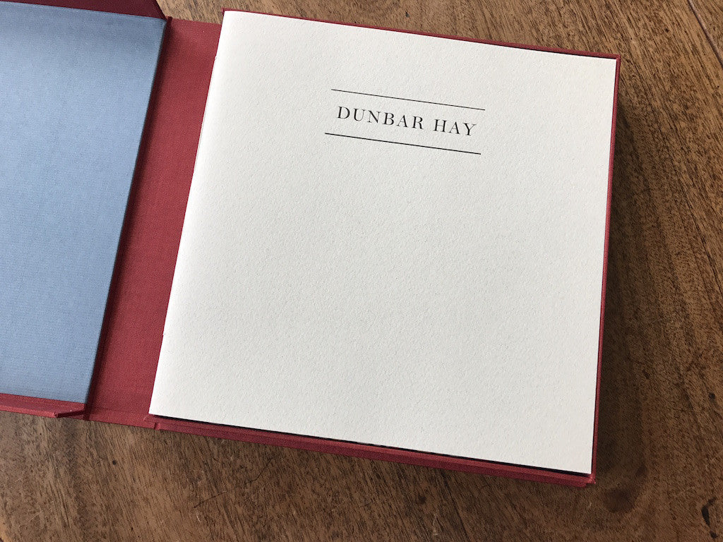 Dunbar Hay - Special Edition - The Fleece Press - St. Jude's Prints