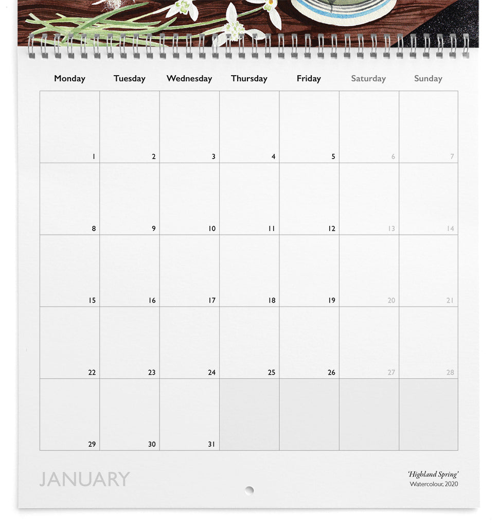 2 copies - Angie Lewin 2024 Calendar - North America