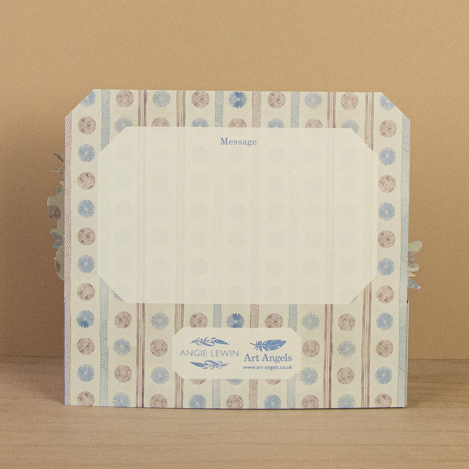 Dahlias and Dogs 3D Die-Cut Card