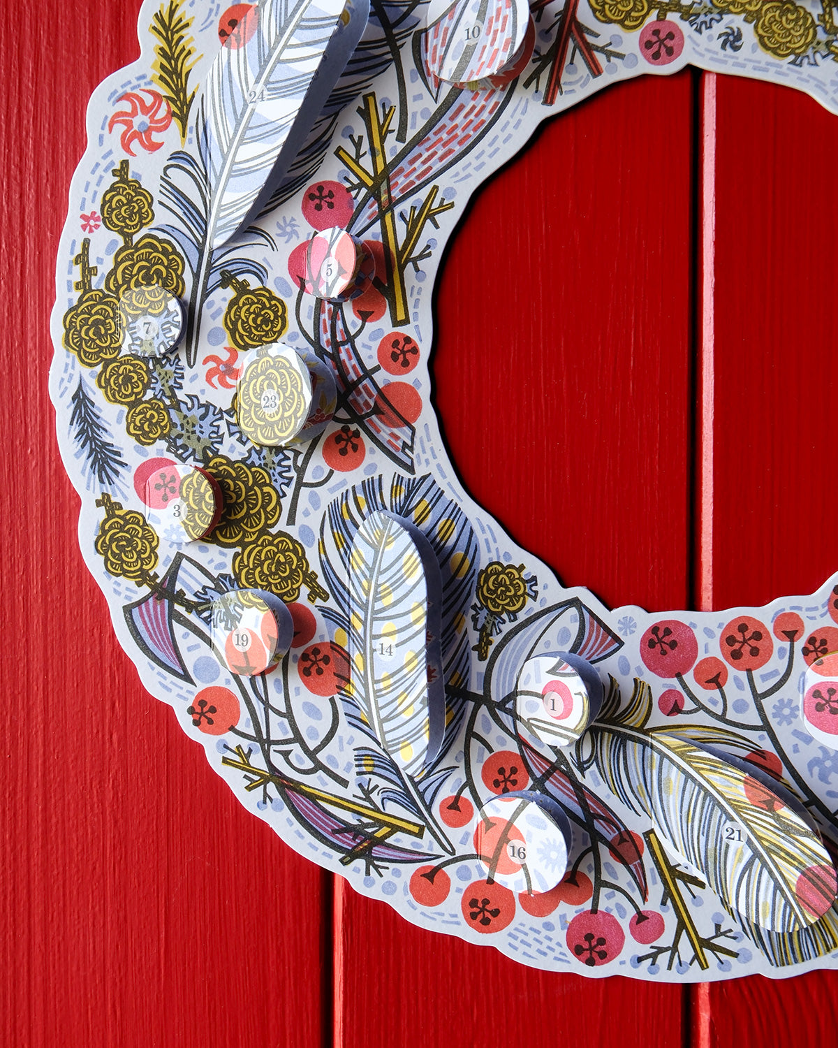 Angie Lewin Advent Wreath