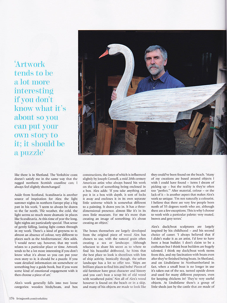 A selection of press features - Alex Malcolmson - St. Jude's Prints
