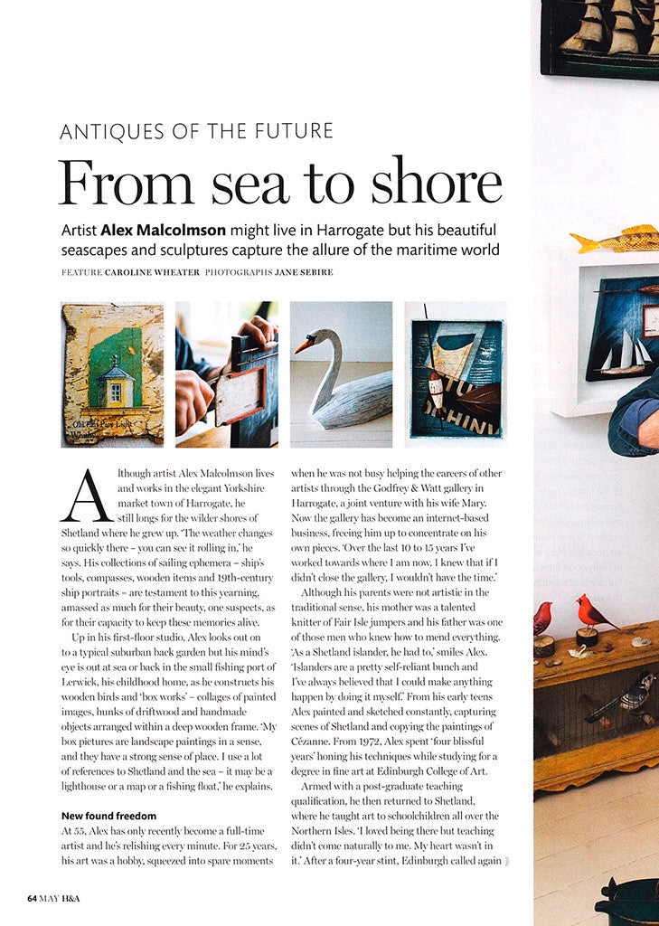 A selection of press features - Alex Malcolmson - St. Jude's Prints