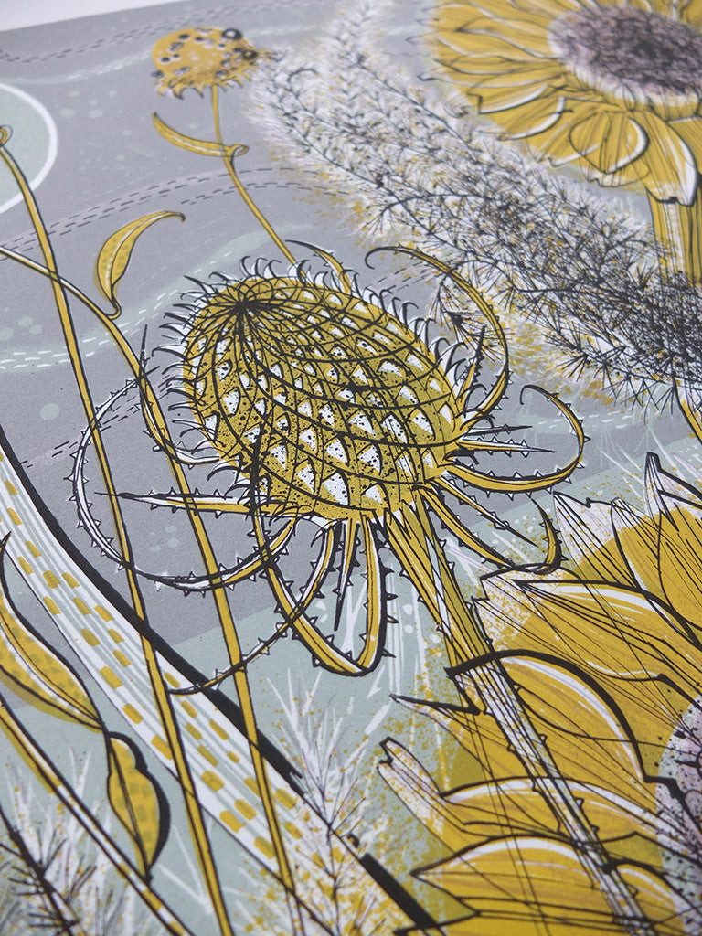 Autumn Garden, Norfolk - Angie Lewin - St. Jude's Prints