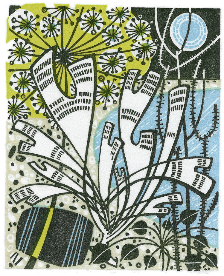 Beach with Alexanders A/P - Angie Lewin - St. Jude's Prints