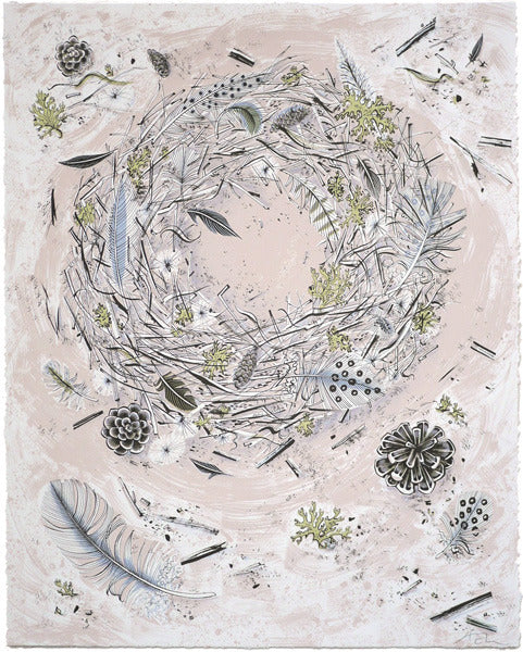 Oscar's Nest - Angie Lewin - St. Jude's Prints