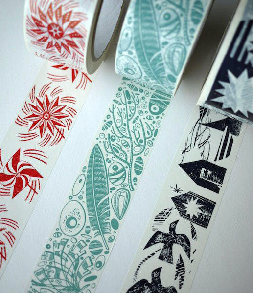 St. Jude's printed tape - Angie Lewin - St. Jude's Prints