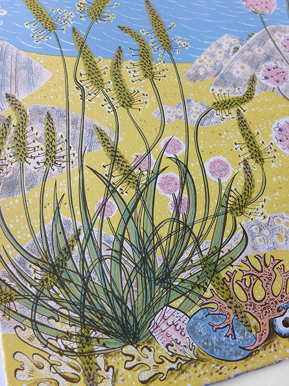 Summer Shore - Angie Lewin - St. Jude's Prints