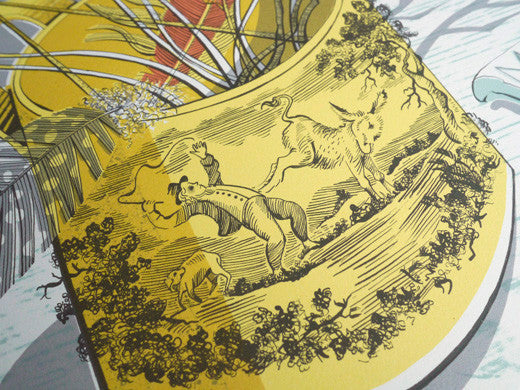The Yellow Cup - Angie Lewin - St. Jude's Prints