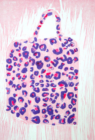 Child's Fake Leopardskin Portmanteau - Brentwood - Chloe Cheese - St. Jude's Prints