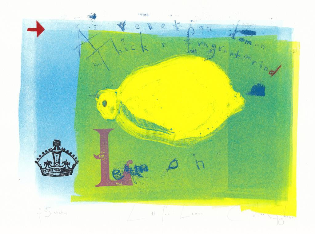 L is for Lemon - no. 2 - Chloe Cheese - St. Jude's Prints