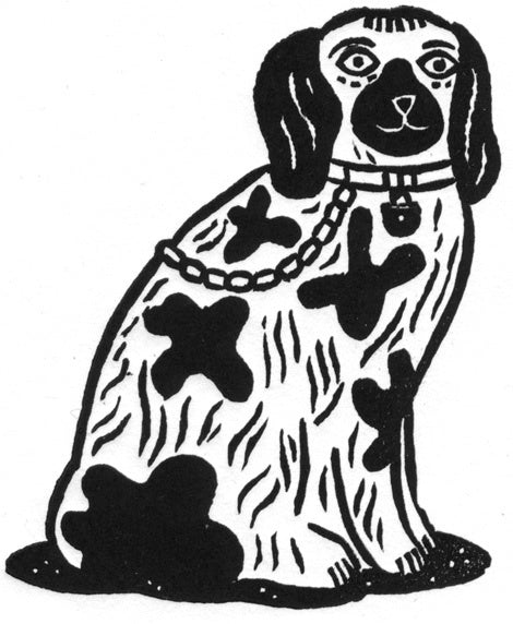 Staffordshire Dog - Christopher Brown - St. Jude's Prints