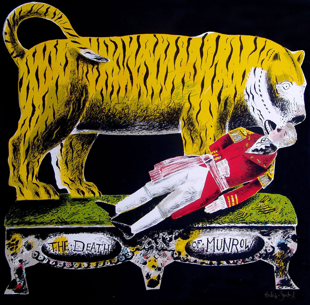 Man Slain by a Tiger - Clive Hicks-Jenkins - St. Jude's Prints