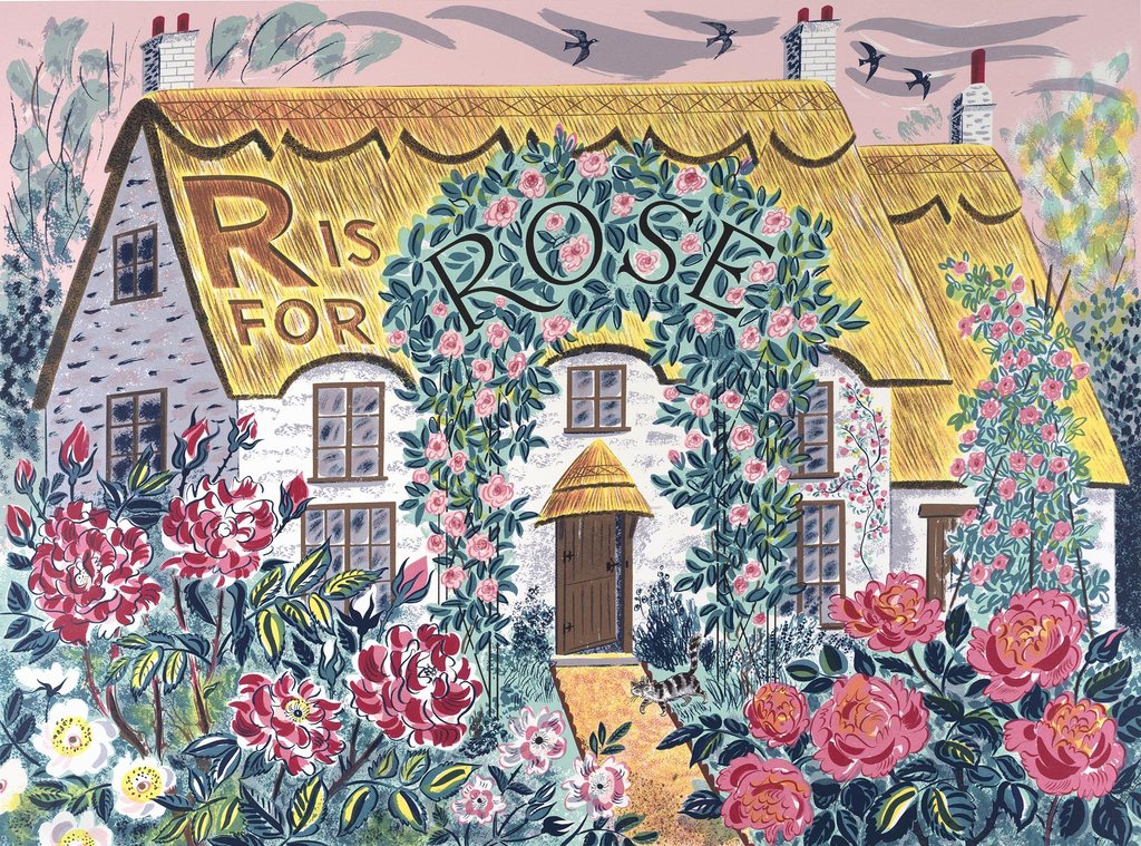 R is for Rose - Emily Sutton - St. Jude's Prints