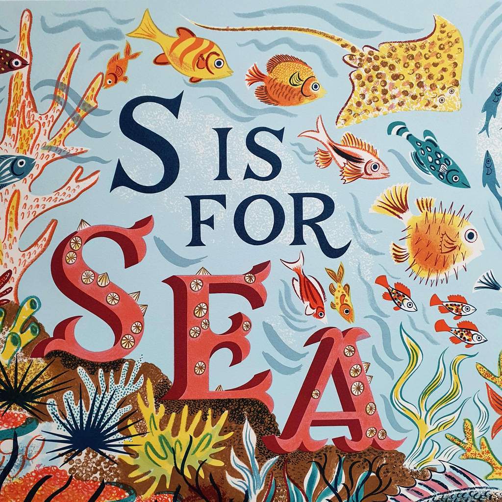 S is for Sea - Emily Sutton - St. Jude's Prints