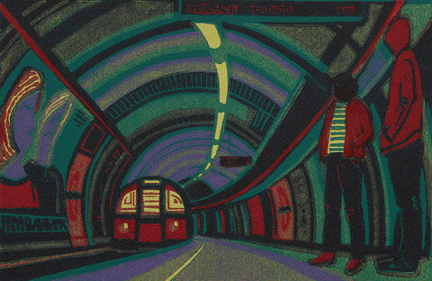 Johnny Panic On The Tube - Gail Brodholt - St. Jude's Prints