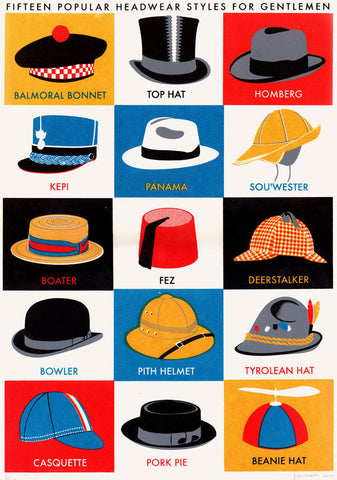 Hats - James Brown - St. Jude's Prints