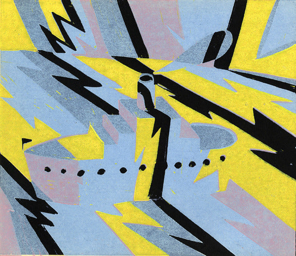 Dazzle Boat - Jim Fielding - St. Jude's Prints