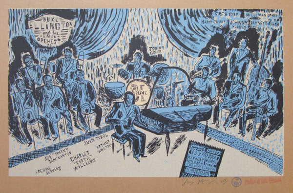 Duke Ellington - Blue - Jonny Hannah - St. Jude's Prints