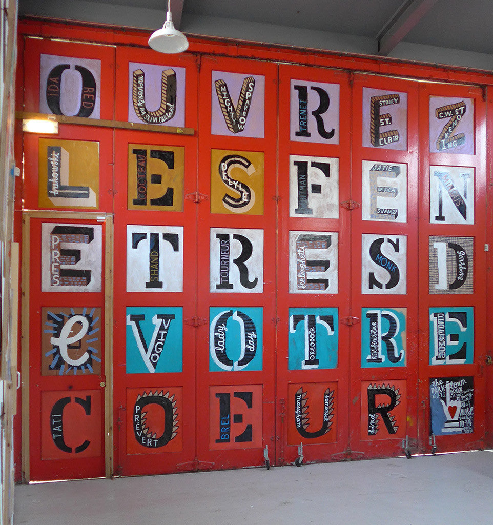 Letters - Ouvrez - R - Jonny Hannah - St. Jude's Prints