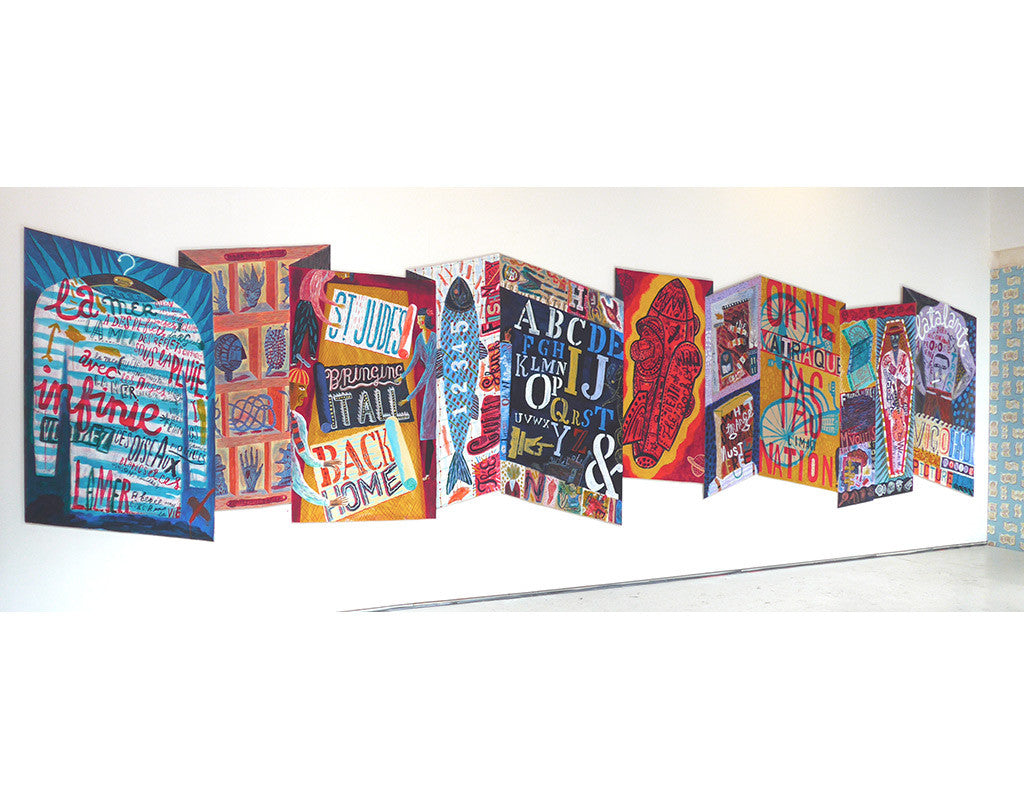 Mural panel - La Mer - Jonny Hannah - St. Jude's Prints
