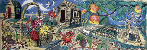 Bramble & Apple Allotment - Mark Hearld - St. Jude's Prints