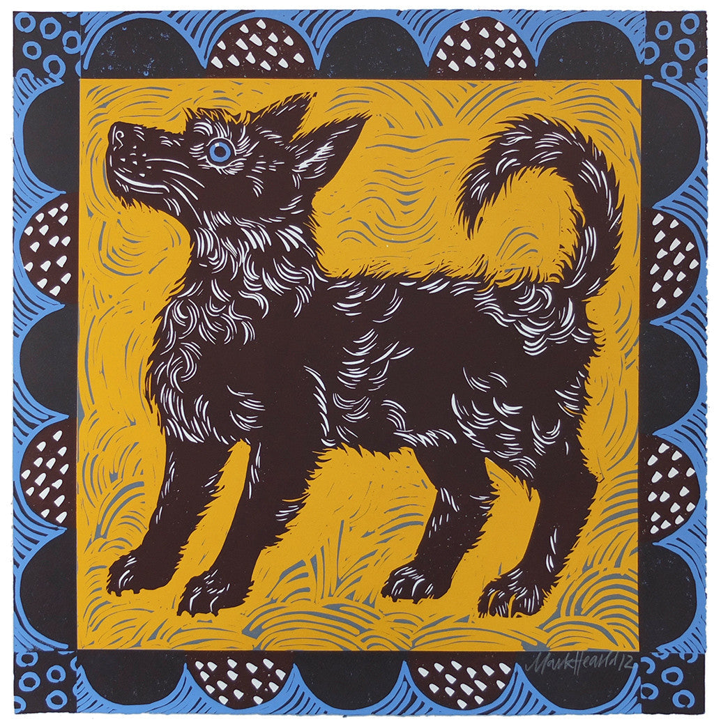 Feste Dog - Mark Hearld - St. Jude's Prints
