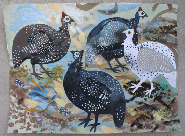 Guinea Fowl - Mark Hearld - St. Jude's Prints