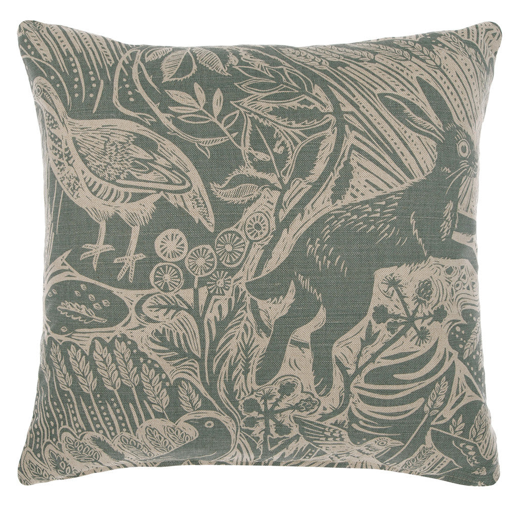 Harvest Hare fabric - Mark Hearld - St. Jude's Prints