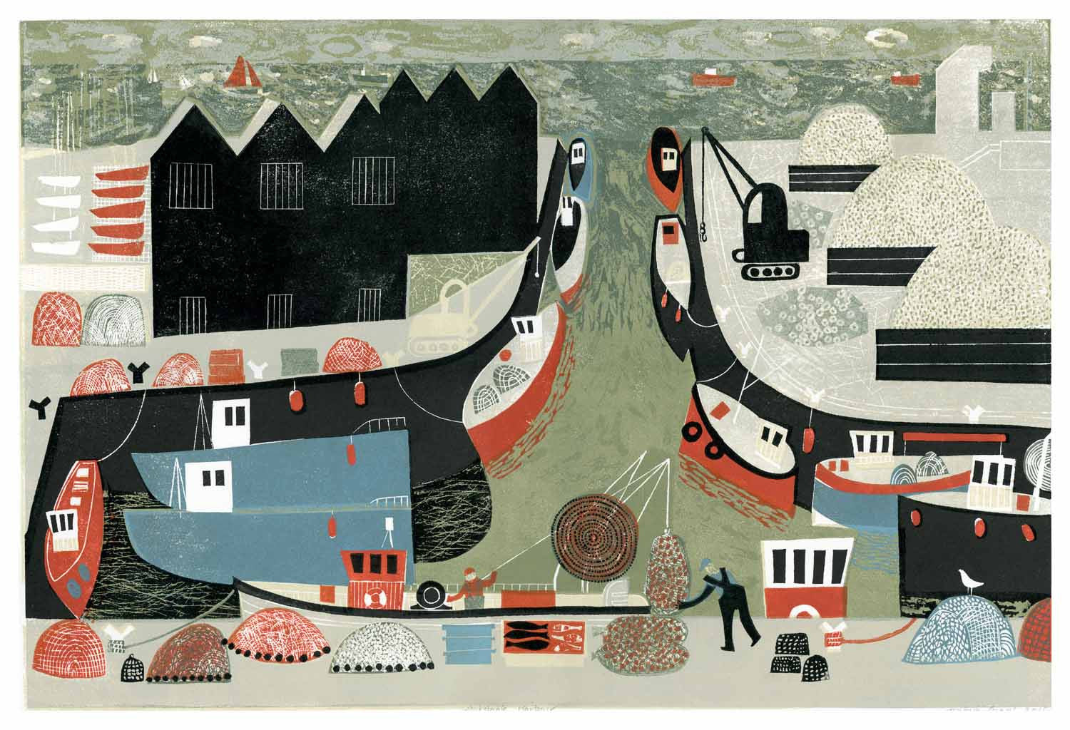 Whitstable Harbour - Melvyn Evans - St. Jude's Prints