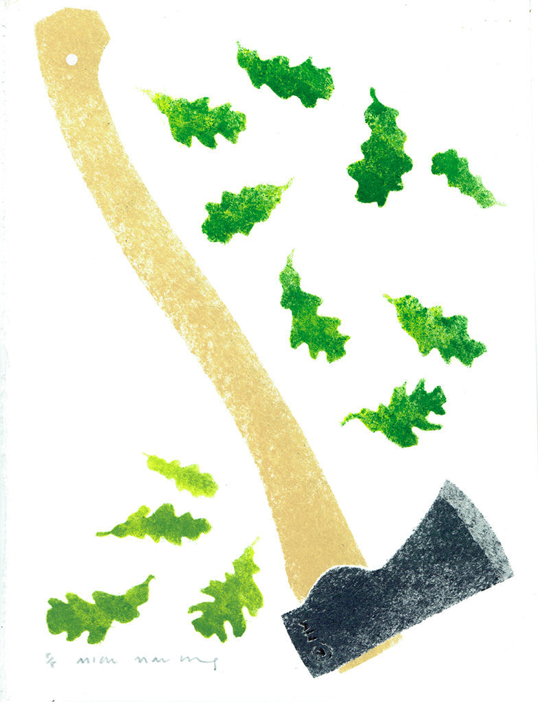 Axe and Oak - Edition No. 8/8 - Mick Manning - St. Jude's Prints