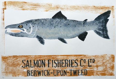 Berwick Salmon Fisheries 4/6 - Mick Manning - St. Jude's Prints