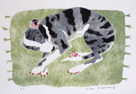 Blue Merle Lurcher Pup - Mick Manning - St. Jude's Prints