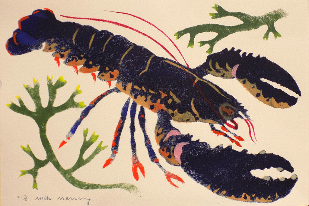 Lively Lobster - Mick Manning - St. Jude's Prints