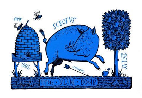 Blue Boar - Paul Bommer - St. Jude's Prints