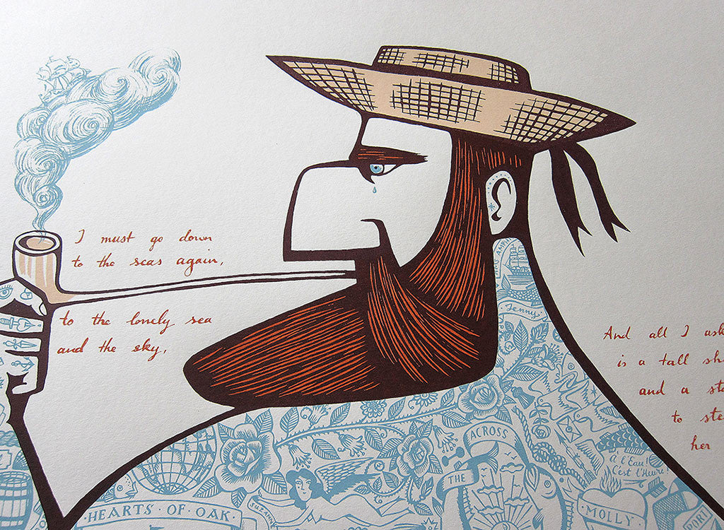 Tattooed Sailor - Paul Bommer - St. Jude's Prints