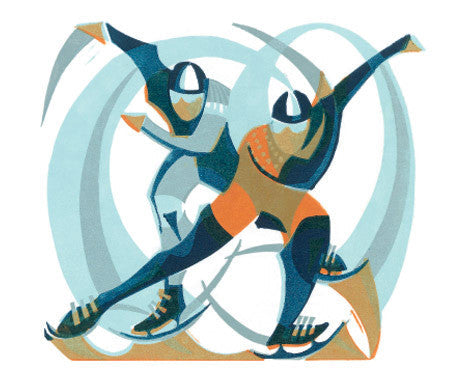 Speed Skate - Paul Cleden - St. Jude's Prints