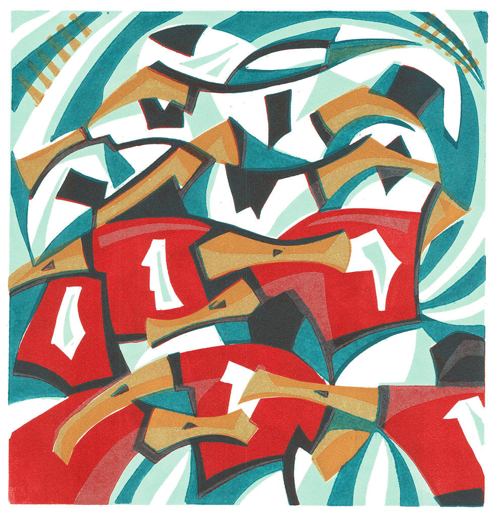 World Class Scrummage - Paul Cleden - St. Jude's Prints