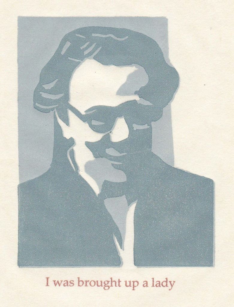 I was Brought Up a Lady - Peter Clayton - St. Jude's Prints