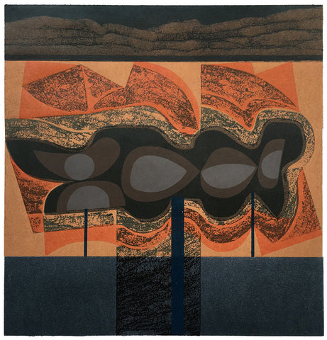 Rock Tree Landscape No. 2 - Peter Green - St. Jude's Prints