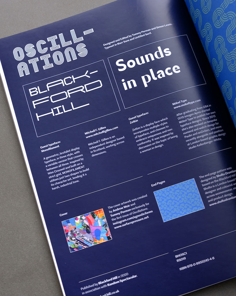 Oscillations / Issue 1 - Random Spectacular - St. Jude's Prints